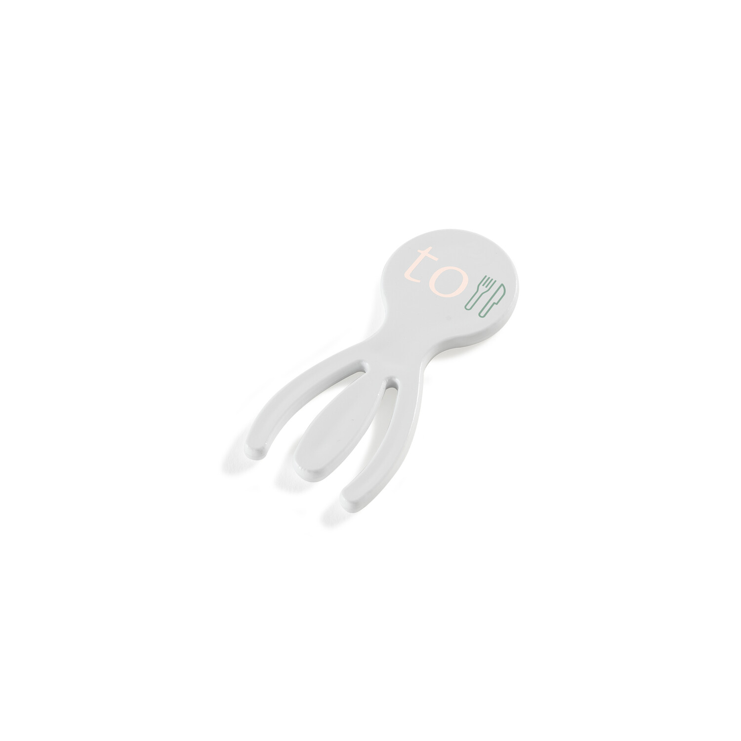 Handlevognsmynt Octopus hvit