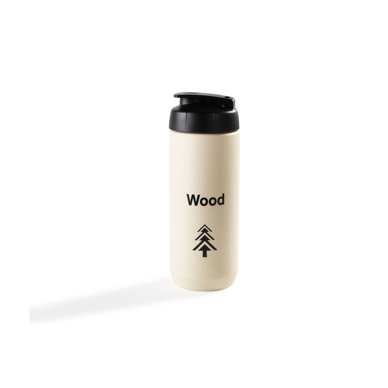 Vattenflaska Wood | off white
