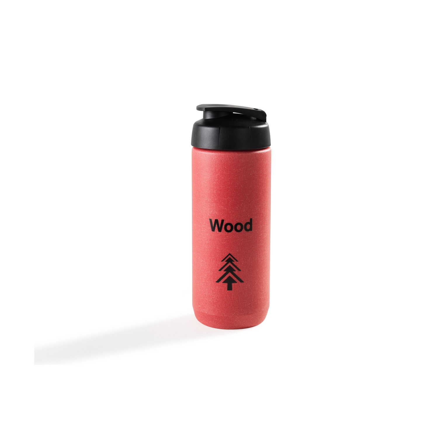 Vattenflaska Wood | röd