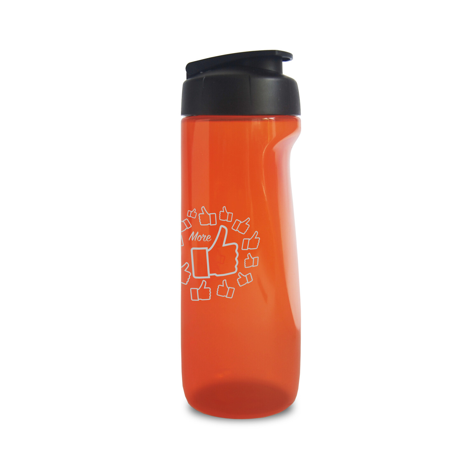 Shaker Kick 700 ml | transparent orange