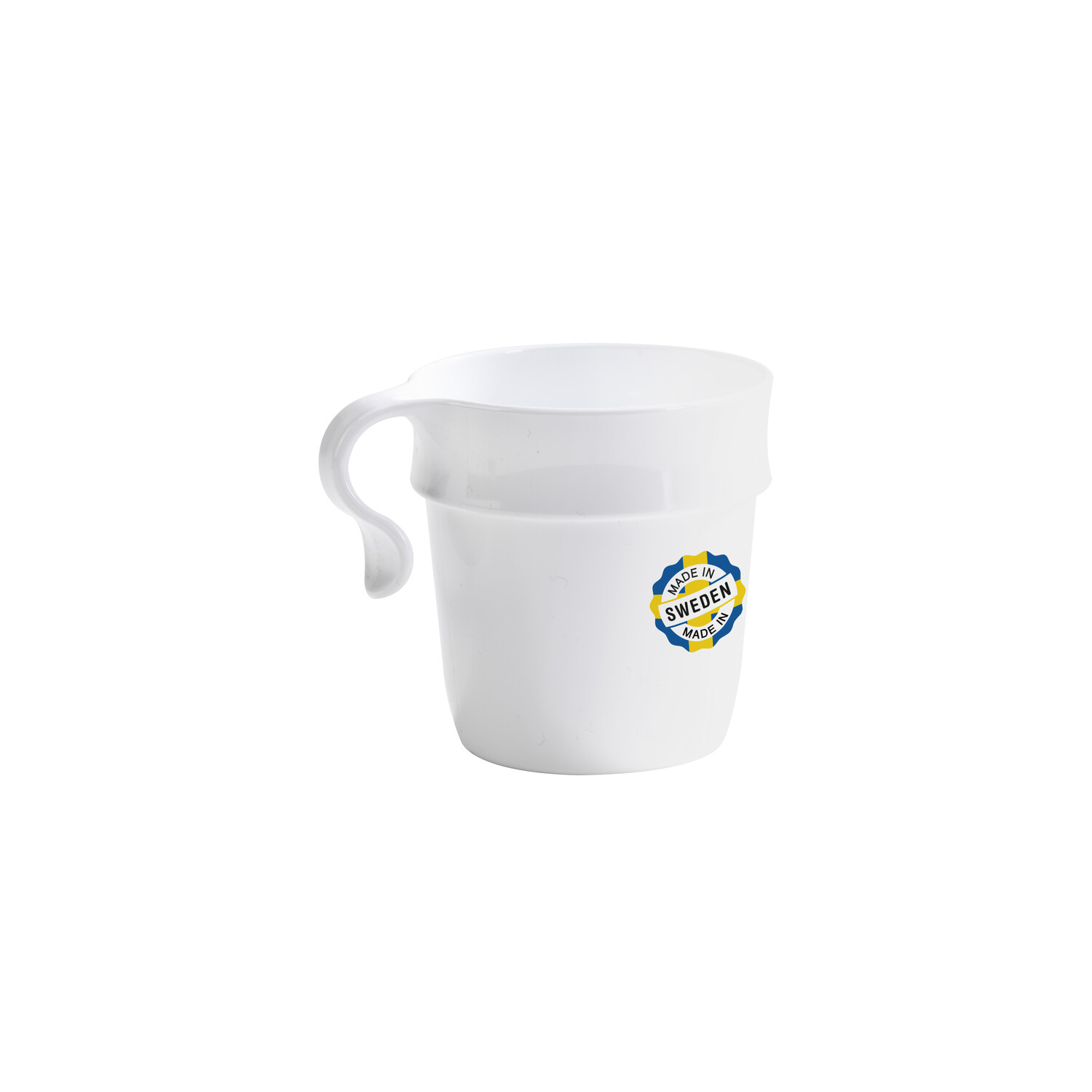 Nordic plastkrus hvit