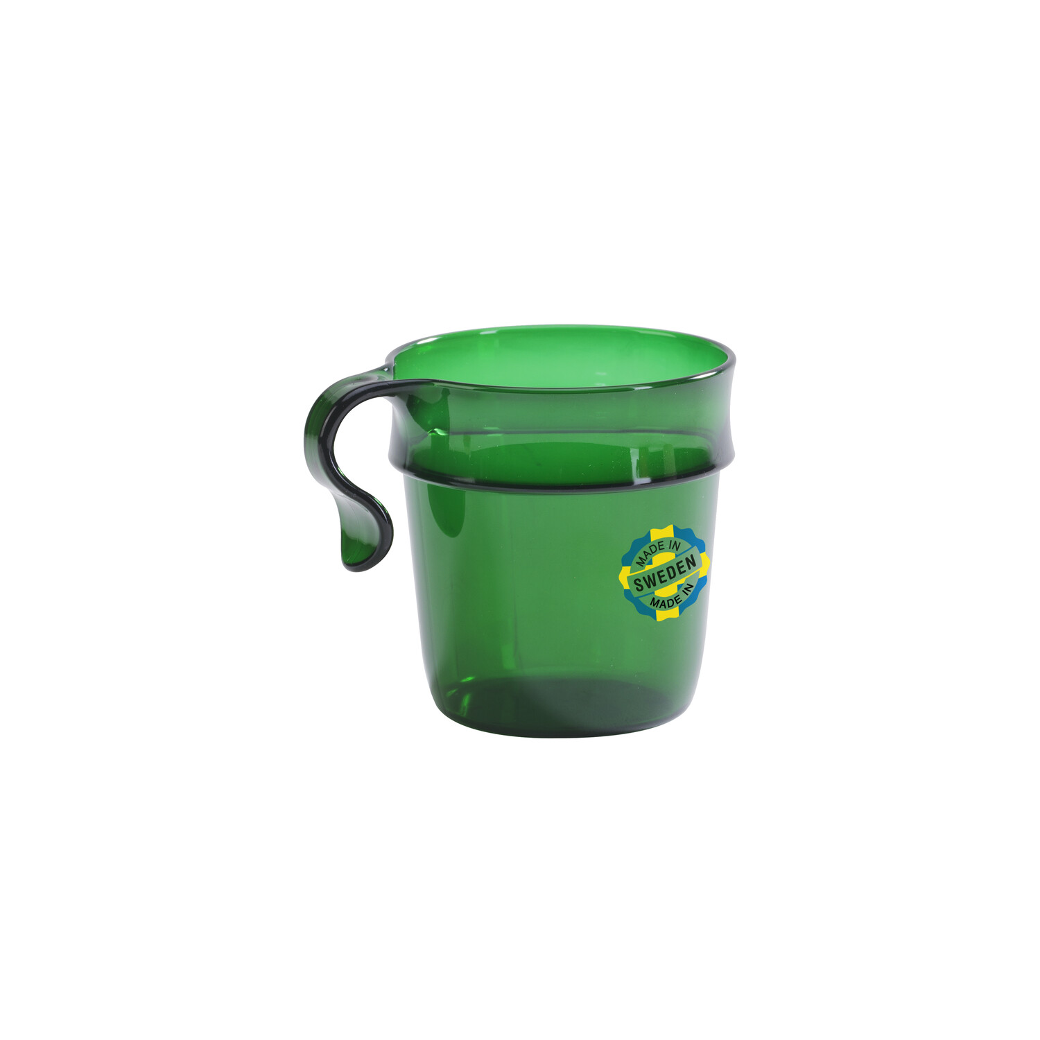 Plastmugg Nordic 30 cl | grön transparent