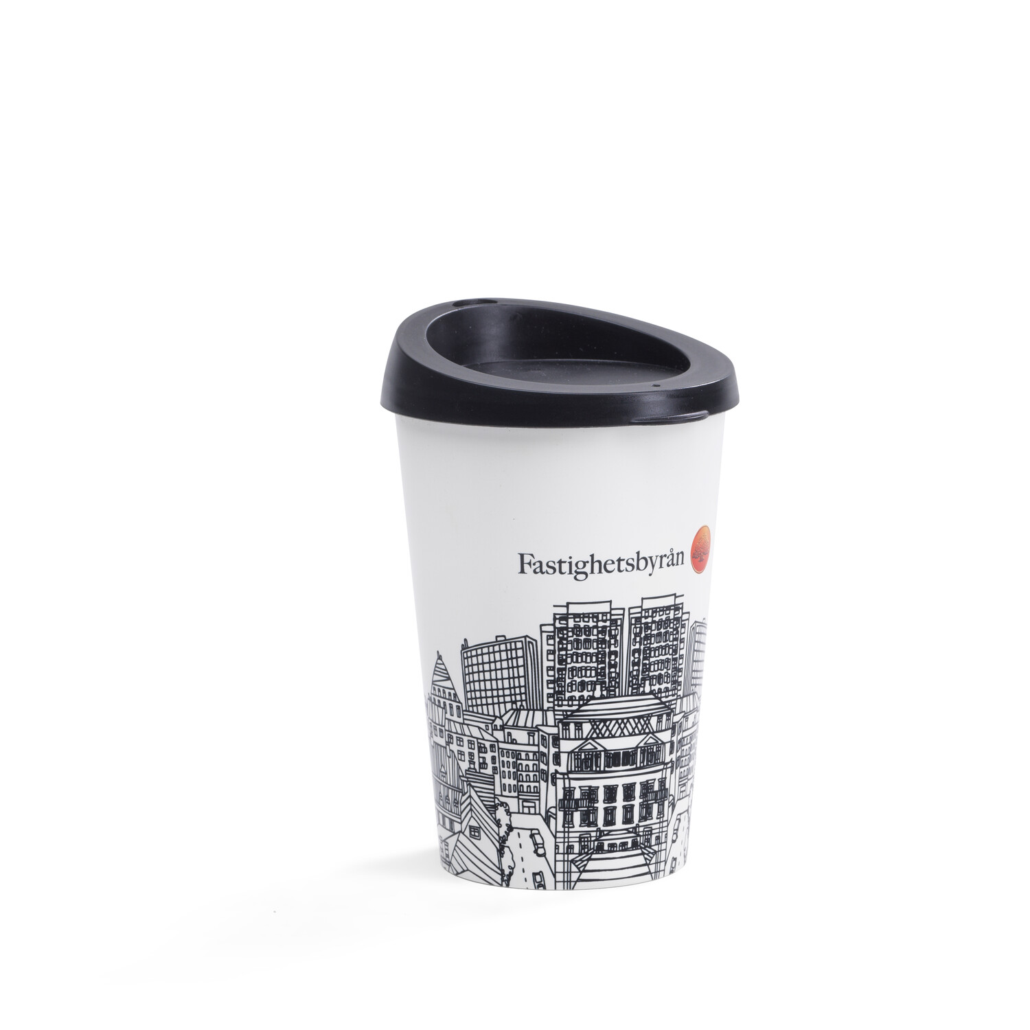 Termomugg JavaGo One 33cl vit | Fototryck