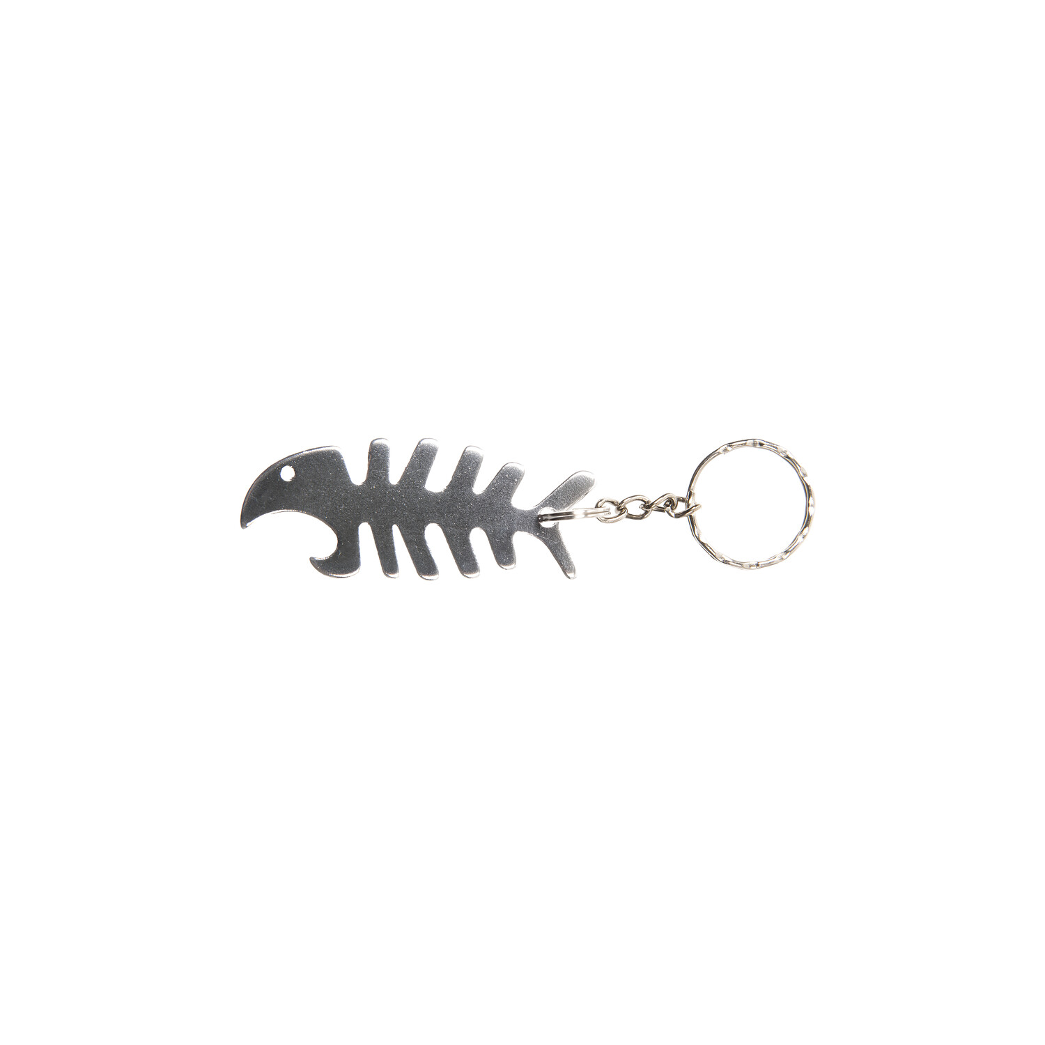 Nyckelring aluminium Fisk 65x27 mm
