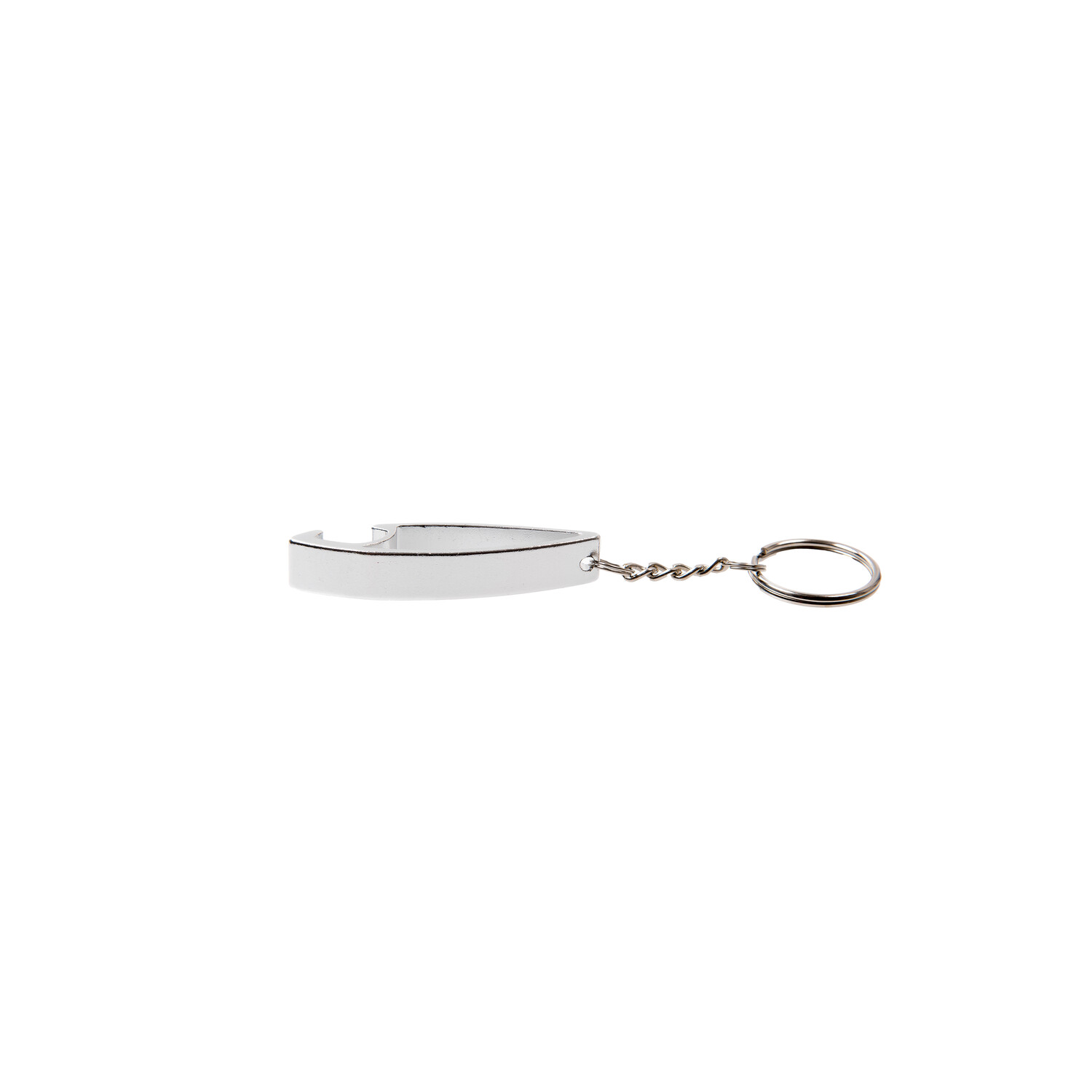 Nyckelring aluminium Haj 65x15 mm