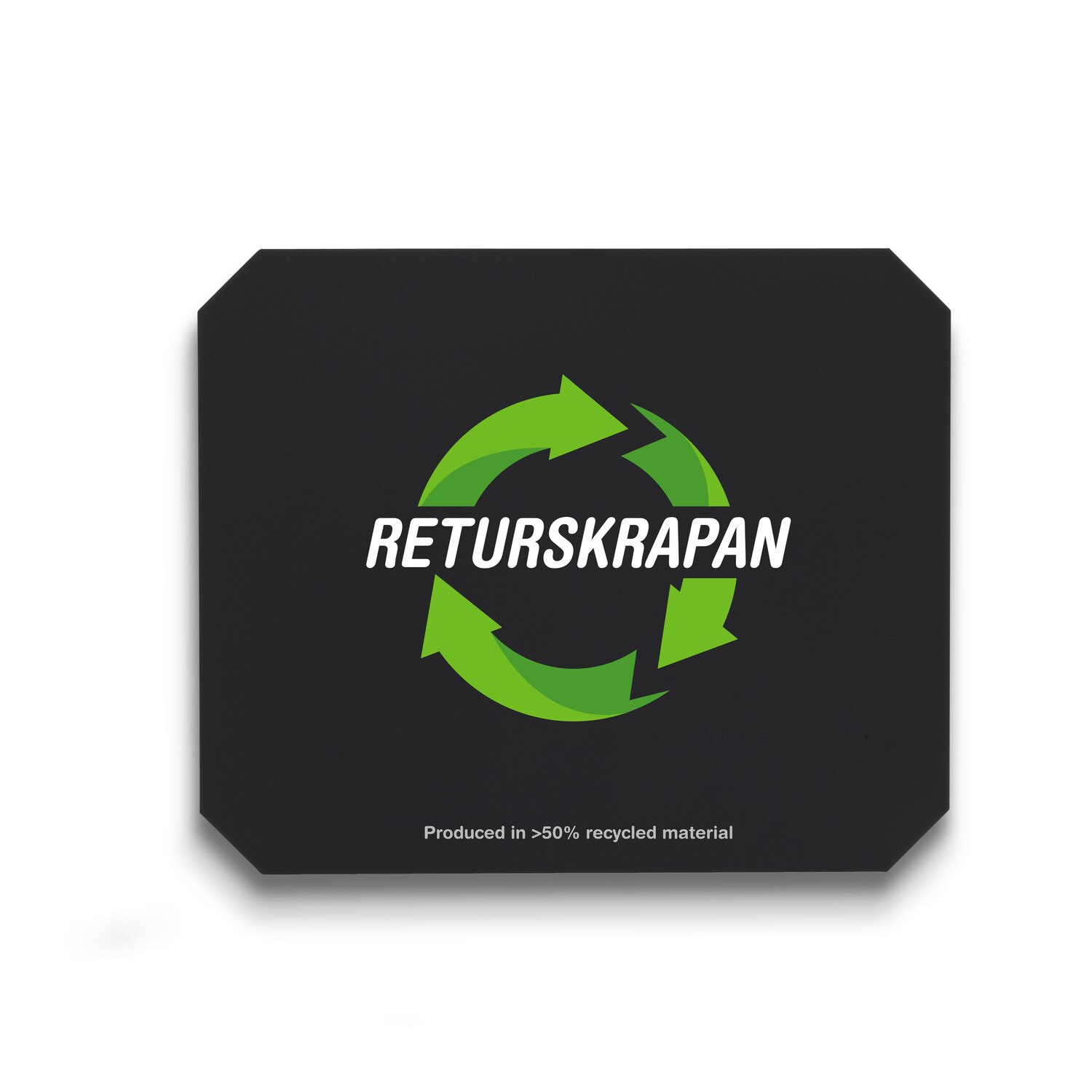 Returskrapan 120x100 mm | svart
