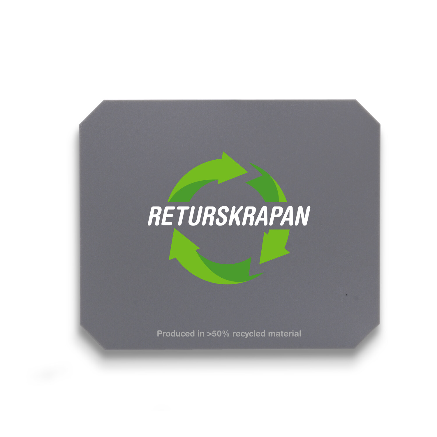 Returskrapan 120x100 mm | grå
