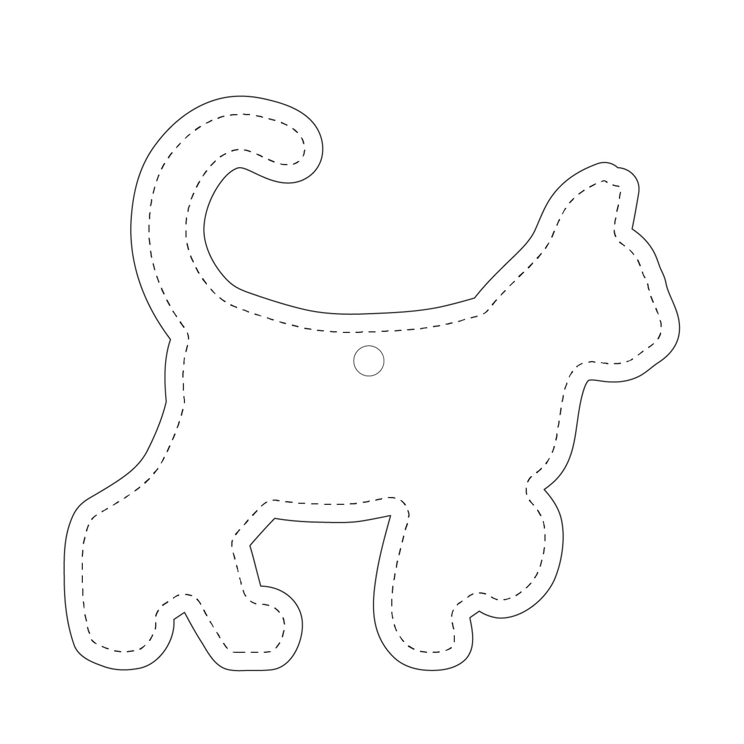 Hanger Katt 57x61 mm