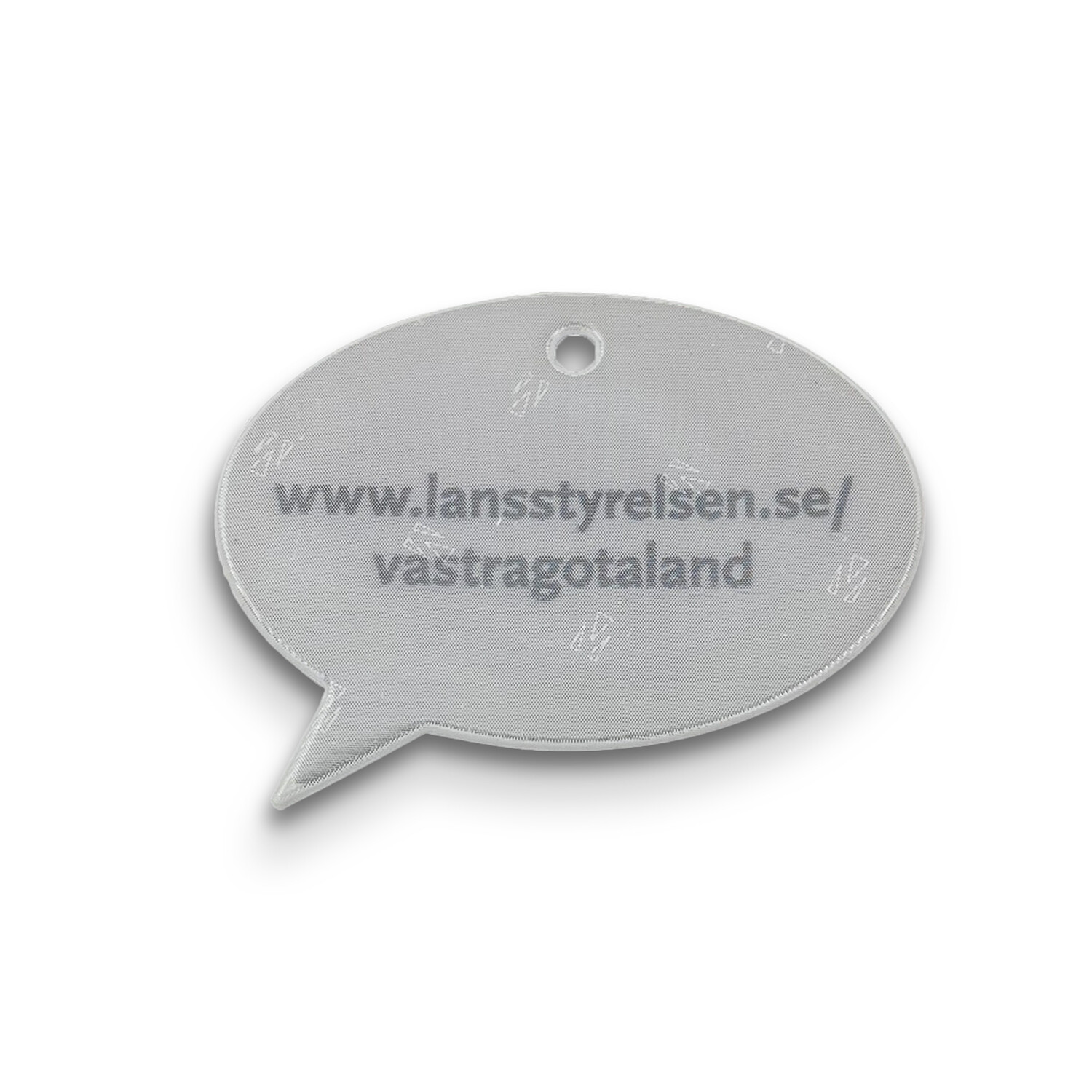 Hanger Pratbubbla #2 60x46 mm | vit